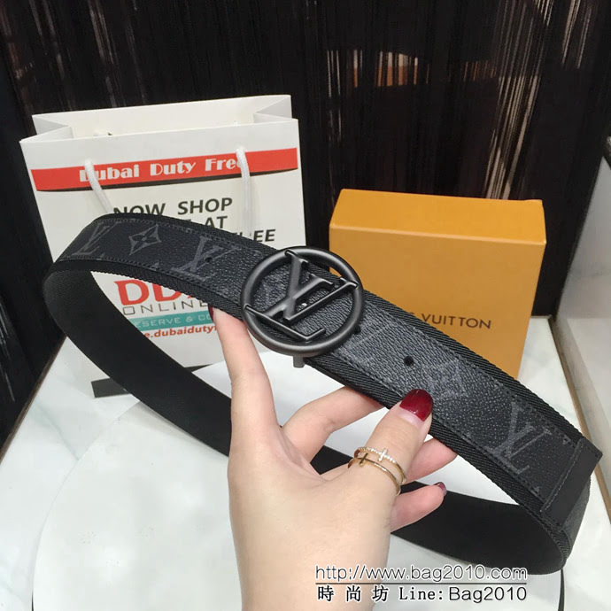路易威登LV M0116U 本季新品 LV Circle腰帶 休閒時尚 男士皮帶  xfp1397